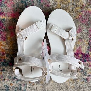 Stoney Clover Lane x Target White Sandals